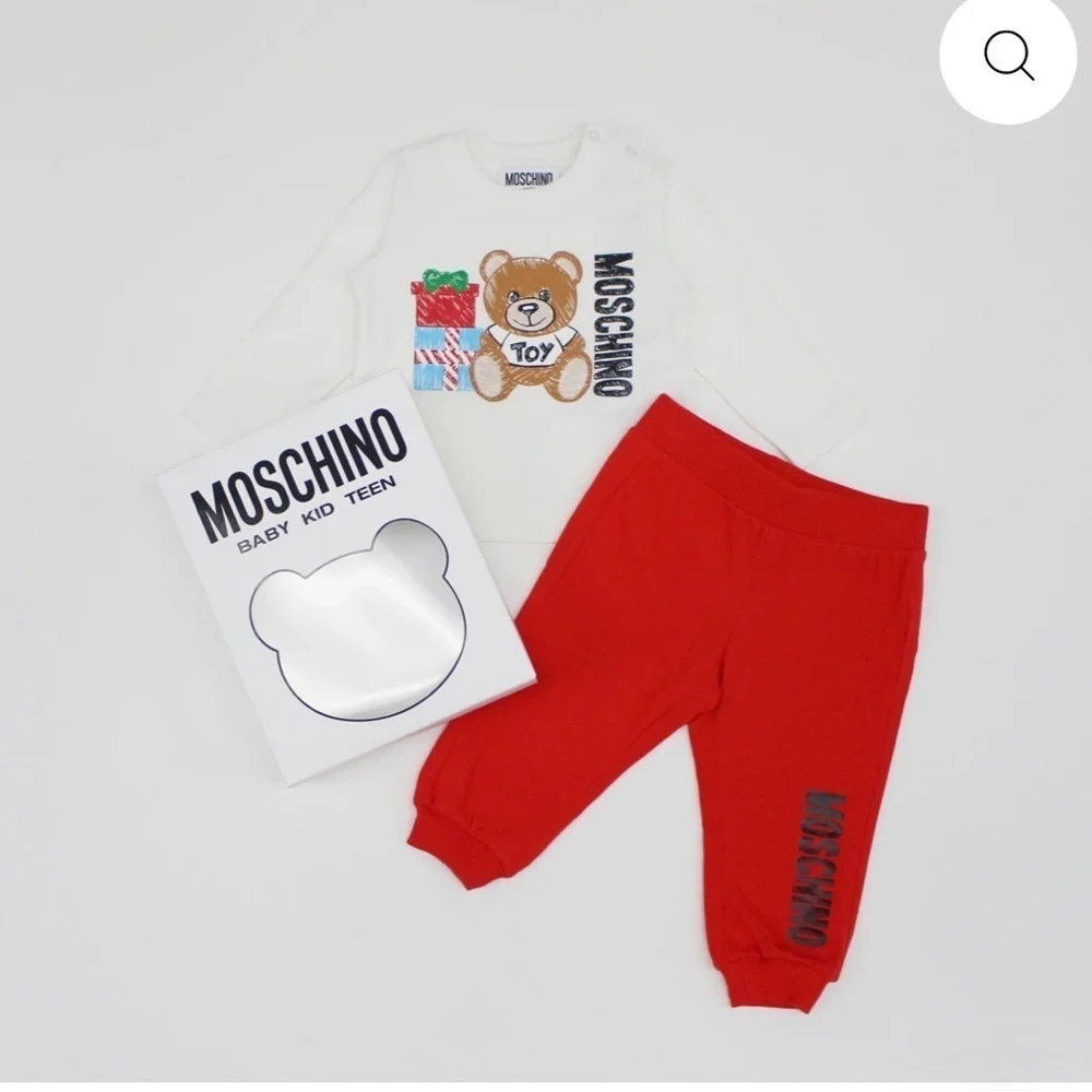 Moschino baby bear present set WITHOUT  gift box Christmas
